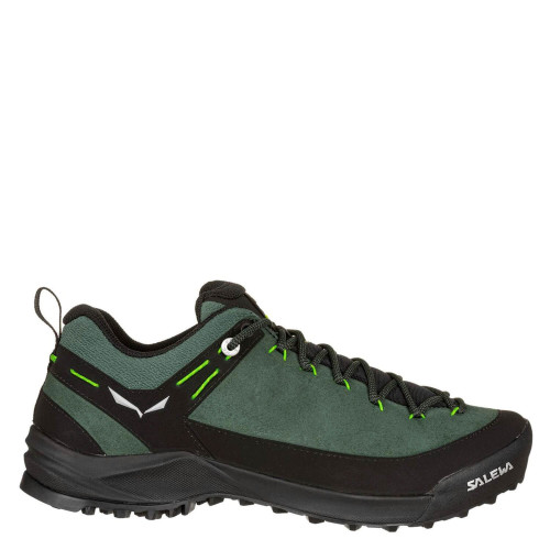 Купить ботинки salewa ms wildfire leather raw green/black в Сочи