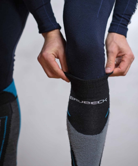 Купить Носки Brubeck Snow Forse Light серый/синий в Сочи