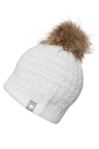 Шапка Lola Descente белая в Сочи