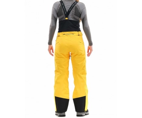 Брюки горнолыжные Dragonfly Gravity Premium Woman Yellow-Dark Ocean в Сочи
