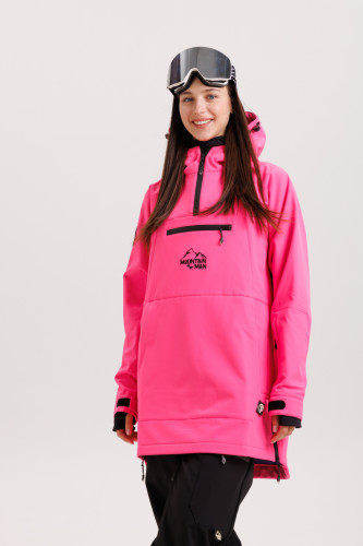 Анорак сноубордический MountainMan Barbie розовый неон в Сочи