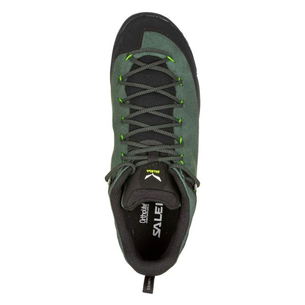 Купить ботинки salewa ms wildfire leather raw green/black в Сочи