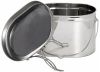 Котел Роза Ветров 3,3л.низкий нерж.крышка с ручками