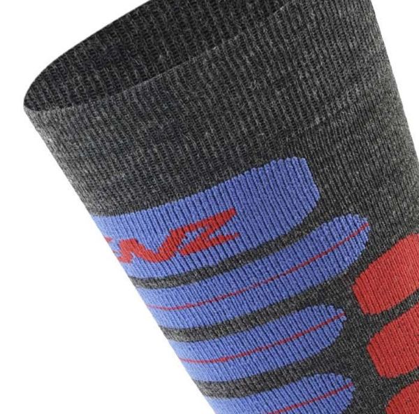 Купить Носки LENZ Skiing Kids Grey/Red/Blue в Сочи