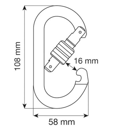  Карабин Camp Oval Standart-Lock в Сочи  