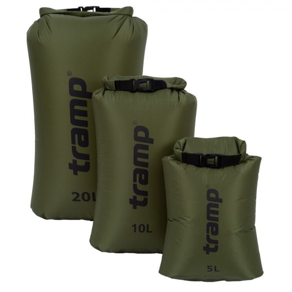 Гермомешок Tramp  Nylon Ultralight 10л.оливковый 