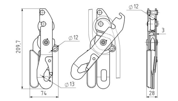  Стопор-десантер Вертикаль ver 0305 в Сочи  