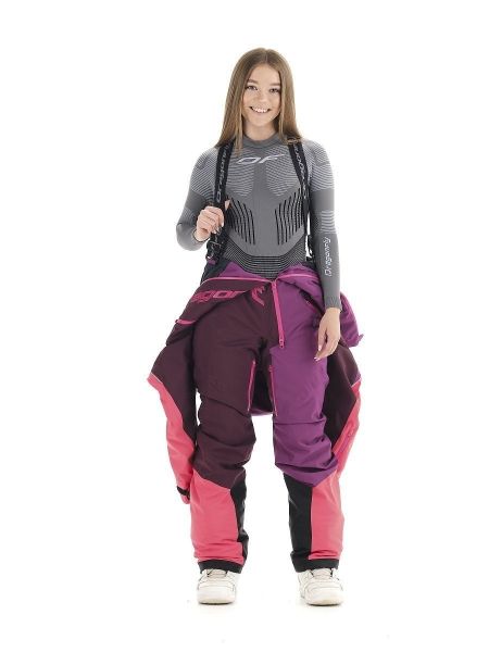 Комбинезон сноубордический Dragonfly Premium Woman Purple&Brown в Сочи