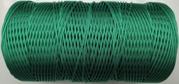  Шнур ПА плетеный 16-ти пр.с ПА серд.d 3мм зеленый,синий в Сочи  