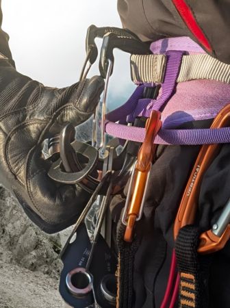  Карабин Вертикаль развесочный Краб розовый в Сочи  