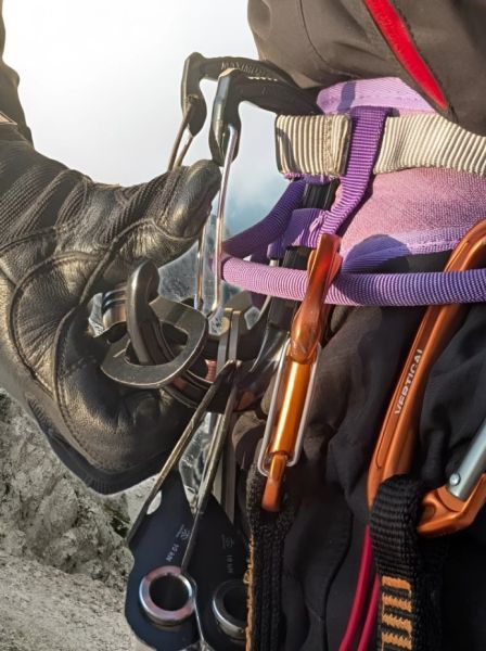  Карабин Вертикаль развесочный Краб розовый в Сочи  