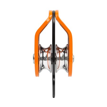  Блок-ролик Вертикаль двойной дюралевый с подшипником в Сочи  