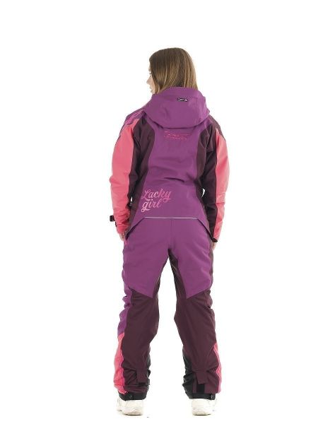 Комбинезон сноубордический Dragonfly Premium Woman Purple&Brown в Сочи