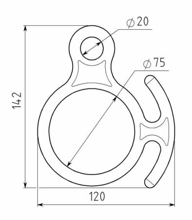  Спусковое устройство Вертикаль 8 рогатая сталь в Сочи  