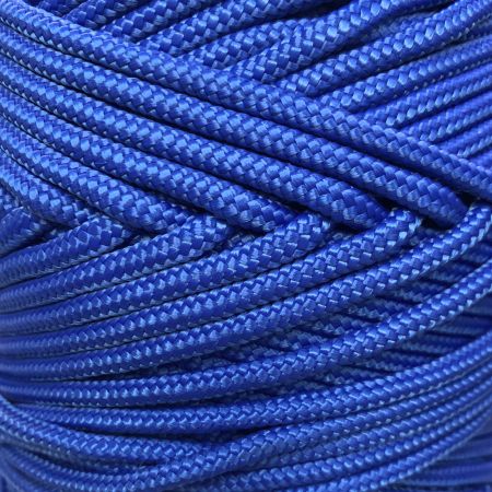  Шнур ПА плетеный 16-ти пр.с ПА серд.d 4 мм синий в Сочи  