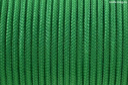  Шнур ПА плетеный 16-ти пр.с ПА серд.d 3мм зеленый,синий в Сочи  