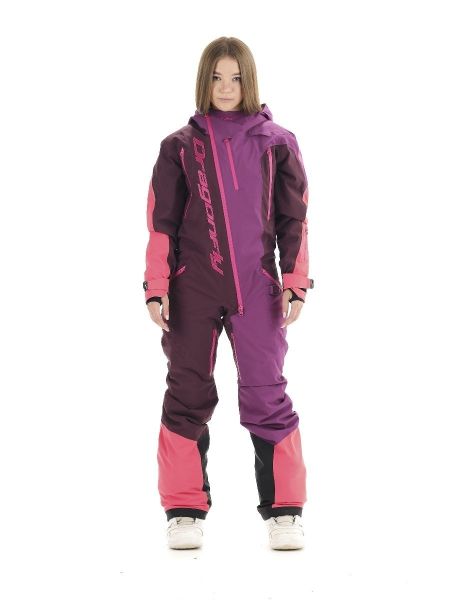 Комбинезон сноубордический Dragonfly Premium Woman Purple&Brown в Сочи