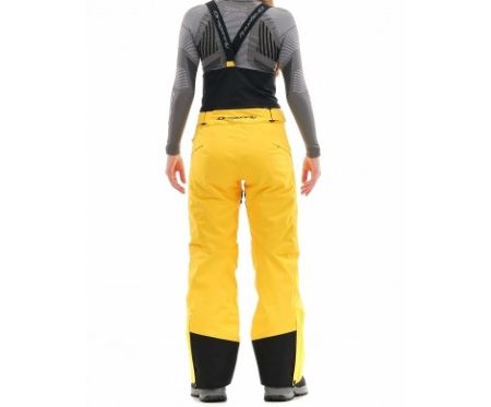 Брюки горнолыжные Dragonfly Gravity Premium Woman Yellow-Dark Ocean в Сочи