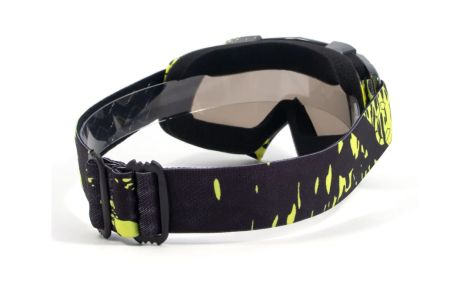 Купить Очки мотоциклетные/снегоходные Следопыт М6,линзы chrome silver+ transparent в Сочи