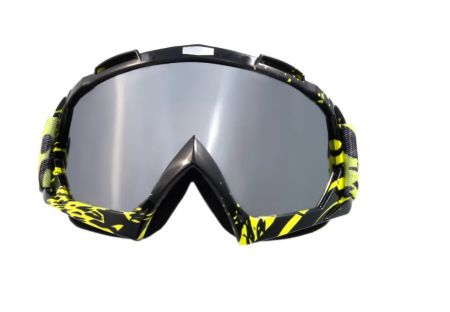 Купить Очки мотоциклетные/снегоходные Следопыт М6,линзы chrome silver+ transparent в Сочи