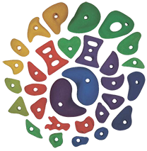  Комплект зацепок скалолазных Венто (50шт) в Сочи  