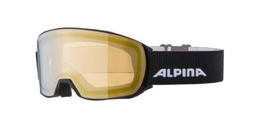Купить маска alpina г/л nakiska q-lite black matt/q-lite gold s1 в Сочи