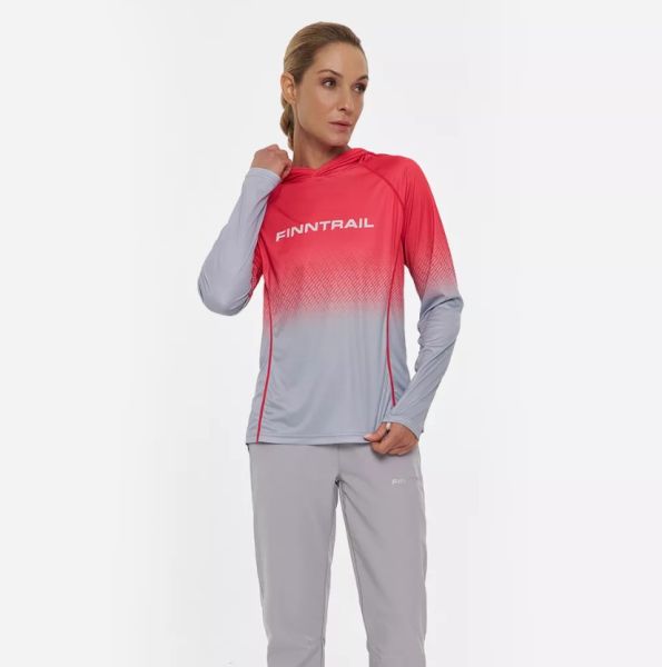 Лонгслив Finntrail женский Venus Hood W 6621 Rosy в Сочи