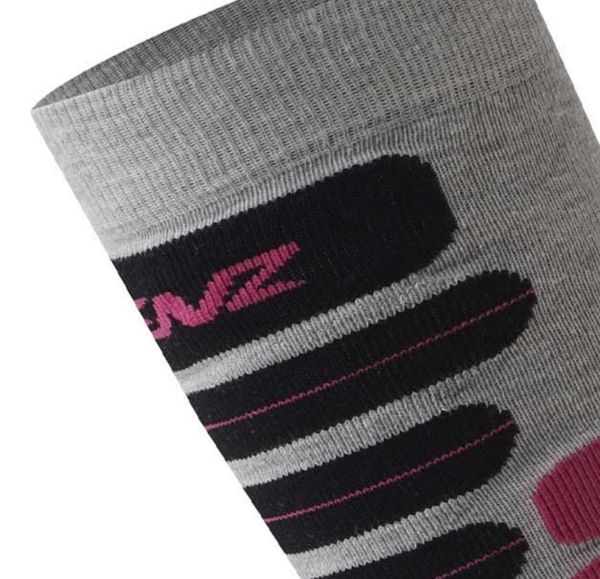 Купить Носки LENZ Skiing 2.0 Light Grey/Pink в Сочи