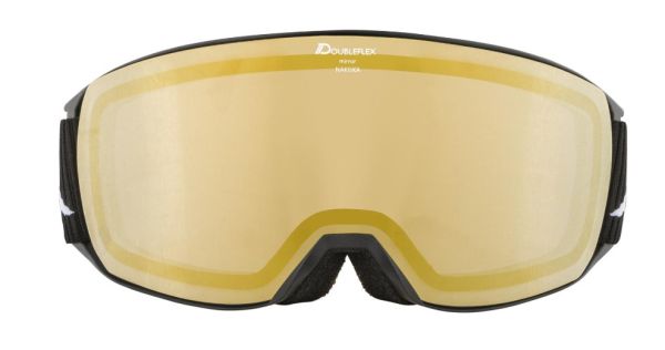 Купить маска alpina г/л nakiska q-lite black matt/q-lite gold s1 в Сочи
