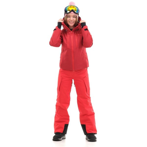 Брюки горнолыжные Dragonfly Gravity Premium Woman Red Fluo в Сочи