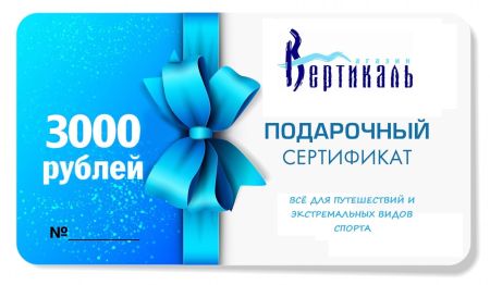 Электронный сертификат 3000