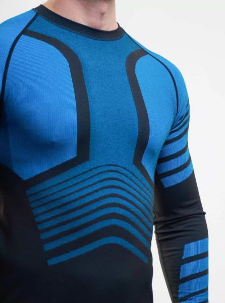 Комплект термобелья X-Line Sport мужской черный с синим NEW в Сочи