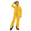 Куртка горнолыжная Dragonfly утепленная Gravity Premium Woman Yellow-Dark в Сочи