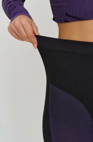 Комплект термобелья X-Line Sport женский черный с фиолетовым NEW в Сочи