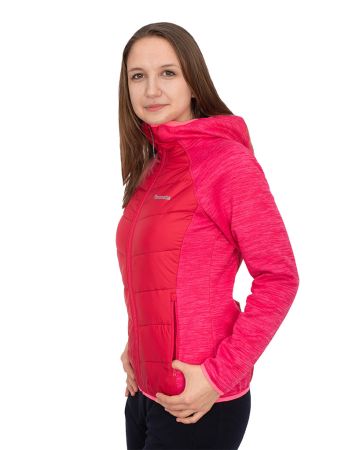 Куртка женская комбинированная "Оя" (розовый)