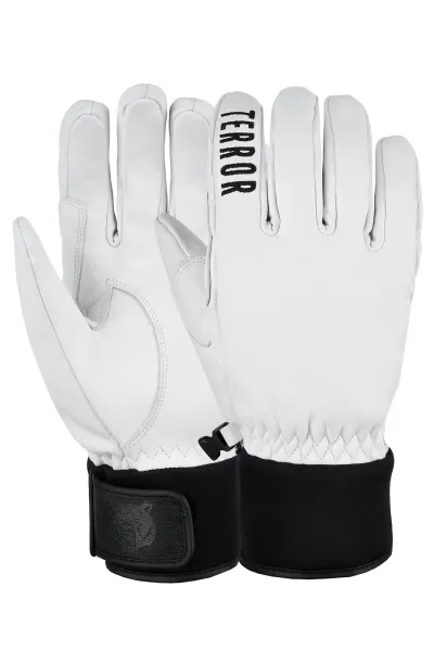 Перчатки Terror-Leather Gloves Black в Сочи