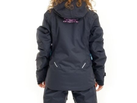 Куртка горнолыжная Dragonfly утепленная Gravity Premium Woman Black-Pink в Сочи