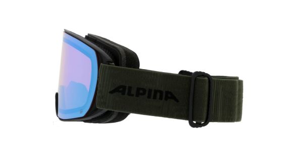 Купить маска alpina г/л nakiska q black-olive matt/q green s2 в Сочи