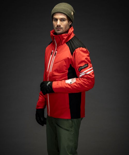 Куртка горнолыжная Phenix Traction с капюшоном RD в Сочи