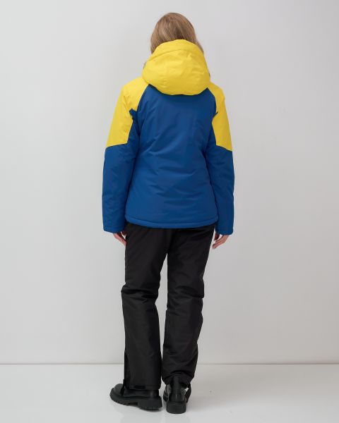 Костюм горнолыжный 02815J желтый  в Сочи