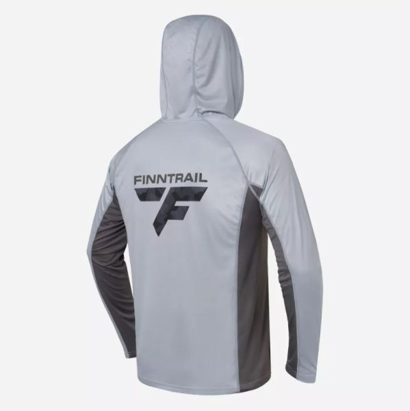 Лонгслив Finntrail мужской Wave Big Logo 6614 Grey в Сочи