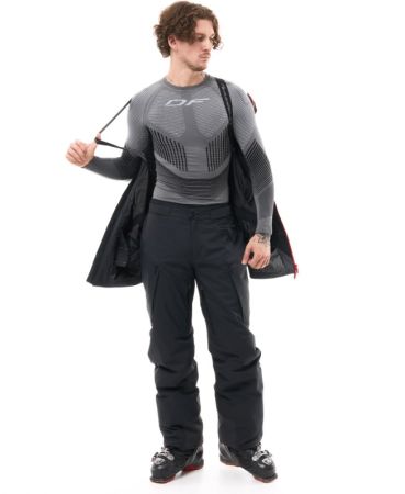 Куртка горнолыжная Dragonfly утепленная Gravity Man Black-Red в Сочи