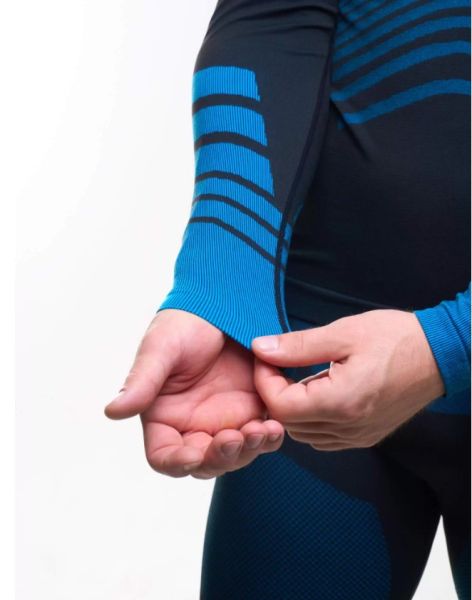 Комплект термобелья X-Line Sport мужской черный с синим NEW в Сочи