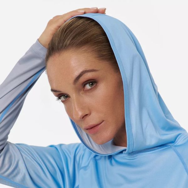 Лонгслив Finntrail женский Venus Hood W 6621 LightBlue в Сочи