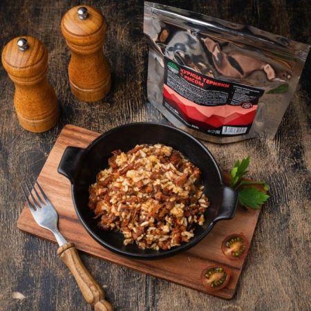 Сублимированный продукт с мясом птицы "Курица Карри с рисом"
