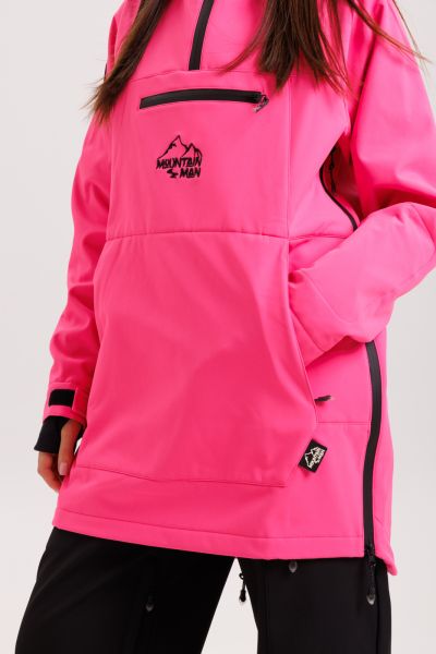 Анорак сноубордический MountainMan Barbie розовый неон в Сочи