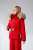 Куртка горнолыжная Poivre Blanc с иск.мехом W21-1003-JRGL/A красный в Сочи