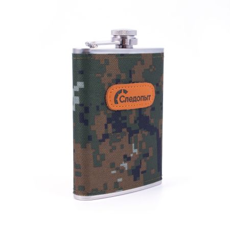 Фляга Следопыт оплетка из oxford camo pixel 240 мл