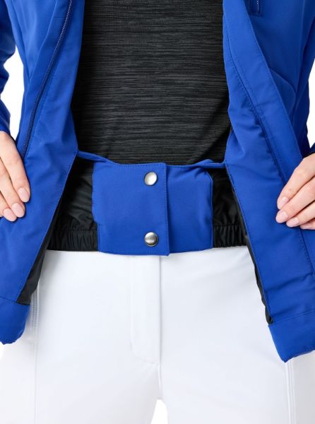 Куртка горнолыжная Poivre Blanc с иск.мехом W24-0802-WO/A синий в Сочи